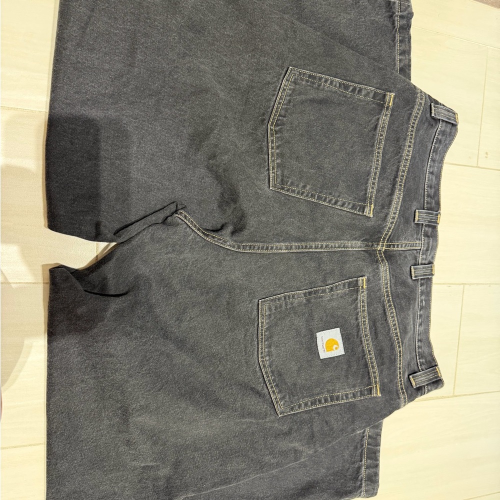 Carhartt Men's Dark Gray Relaxed Jeans